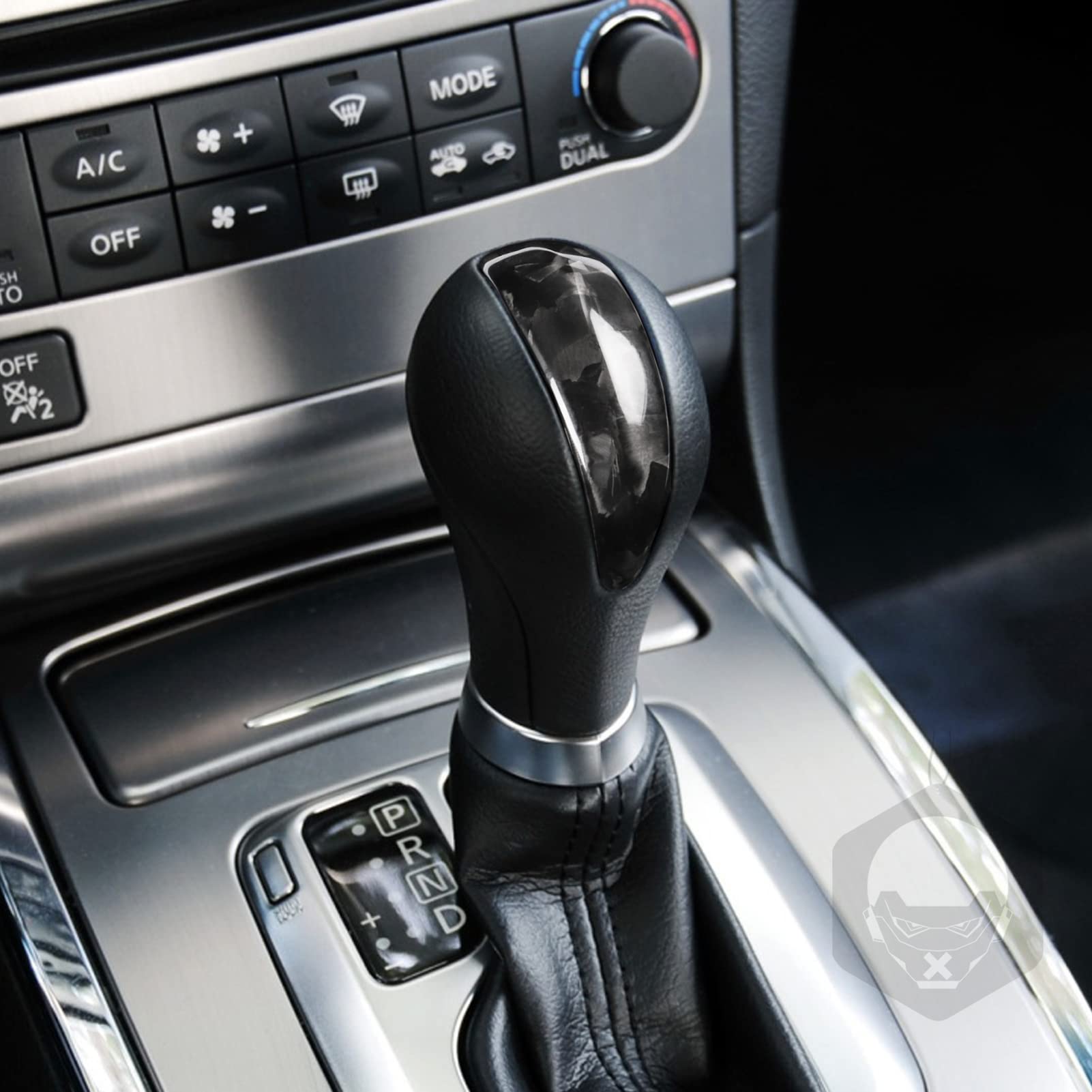 UOADA Universal Gear Shift Knob Cover Forged Carbon Fiber for